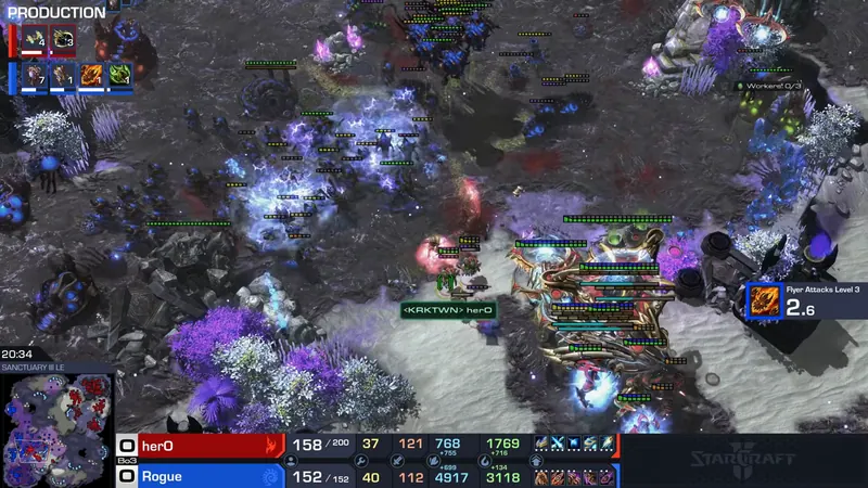Lower Bracket Semifinal & Grand Final: Mothership rush confuses Rogue, Skytoss wins