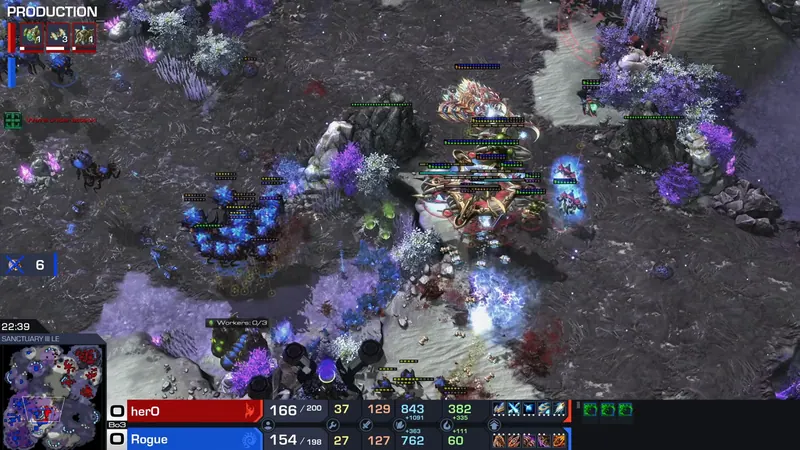 폭풍함, 살모사 저격하고 1세트 끝내: LowkoTV 중계 22:58
