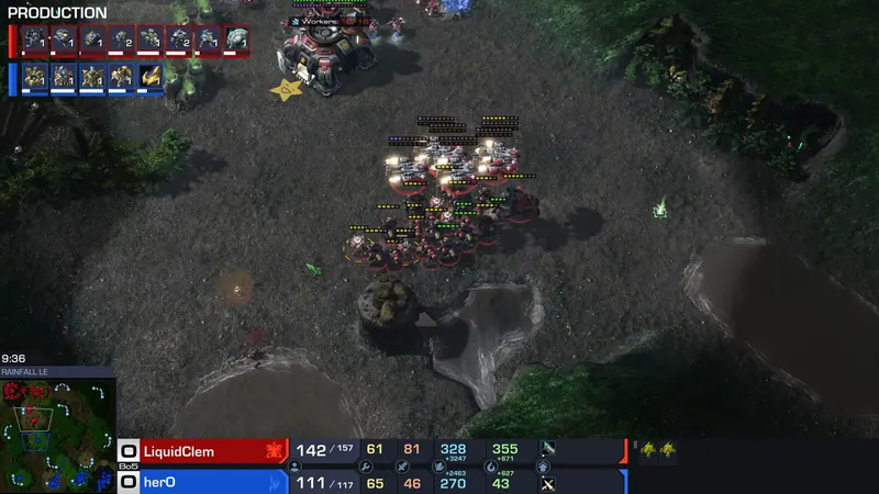 herO, 과부 지뢰로 점멸: LowkoTV 중계 50:00
