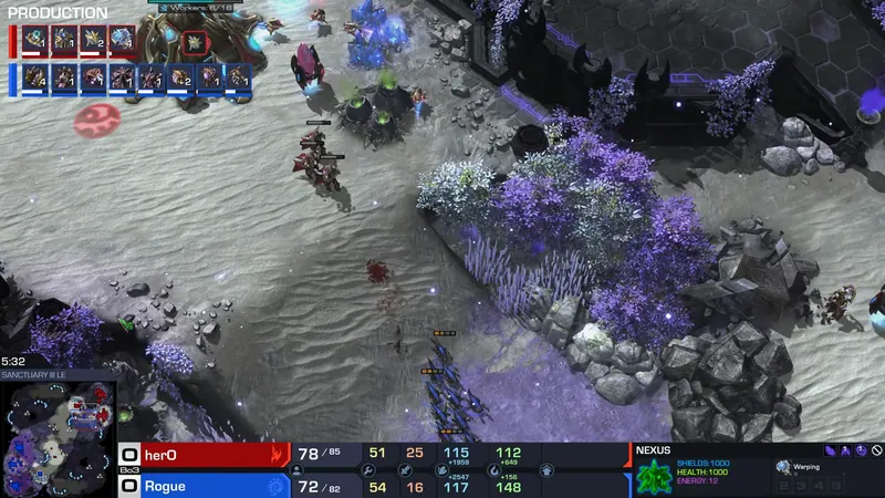 herO, 5:30에 모선 러시: LowkoTV 중계 5:37