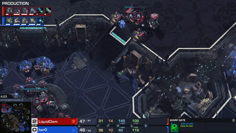 herO, 4관문 점멸 선택: LowkoTV 중계 1:08:32