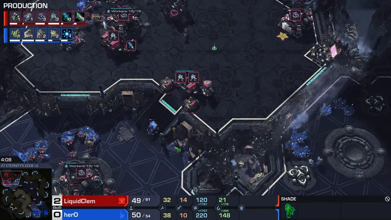 herO, 4관문 점멸 선택: LowkoTV 중계 1:08:38