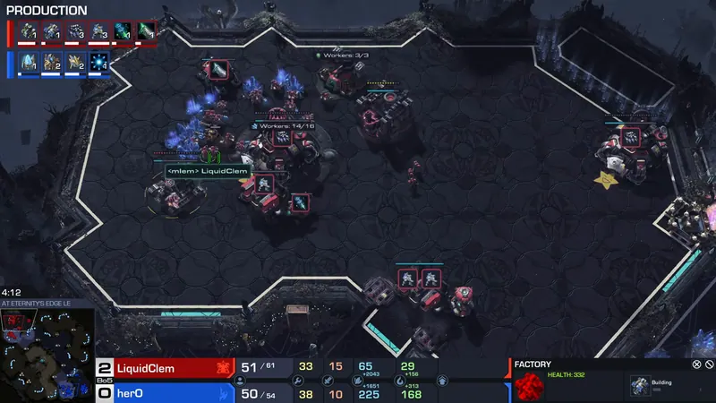 herO, 4관문 점멸 선택: LowkoTV 중계 1:08:42