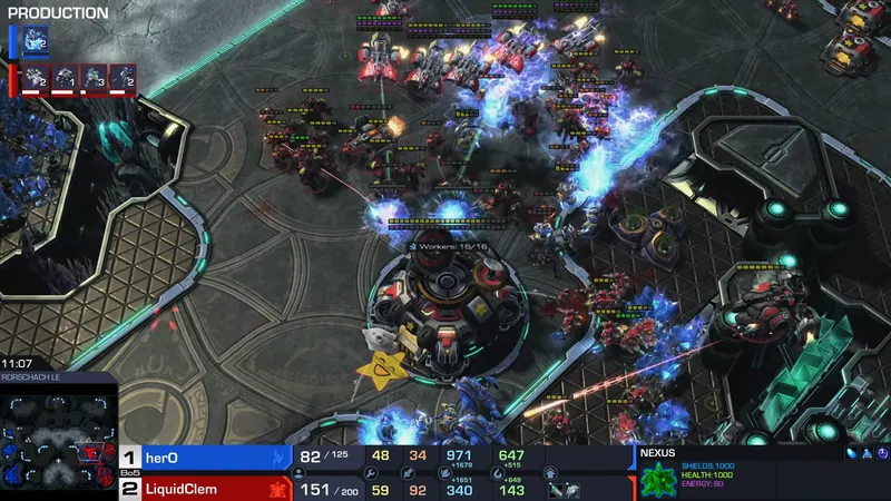 Clem, herO의 군대를 포위하고 전멸시킨다: LowkoTV 중계 1:24:07