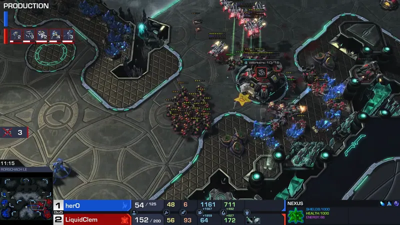 Clem, herO의 군대를 포위하고 전멸시킨다: LowkoTV 중계 1:24:15